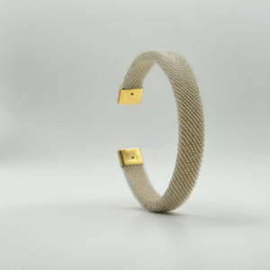 92.5 Silver Mesh Texture Designer Earring