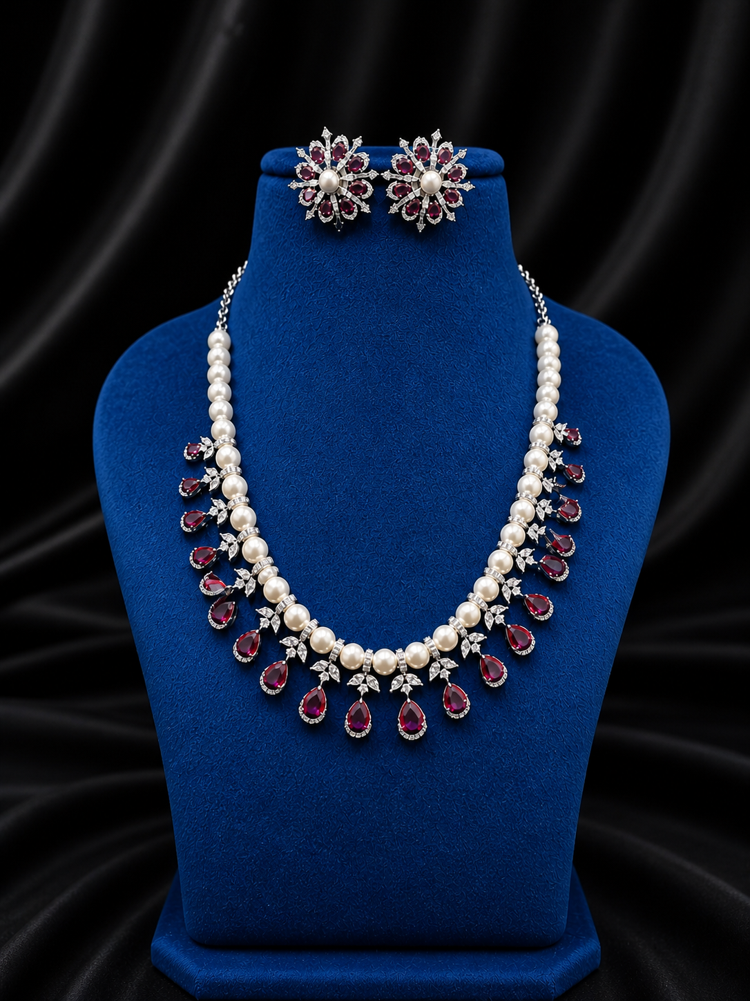 Necklace with Matching Earrings
