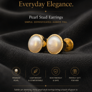 Classic Pearl Stud Earrings