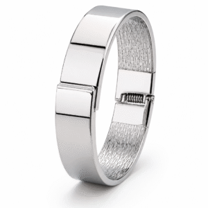 Premium Korean Silverstyl Finish Kada | Minimal Designer Bracelet for Women
