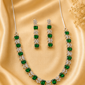 Emerald Royale CZ Drop Earrings